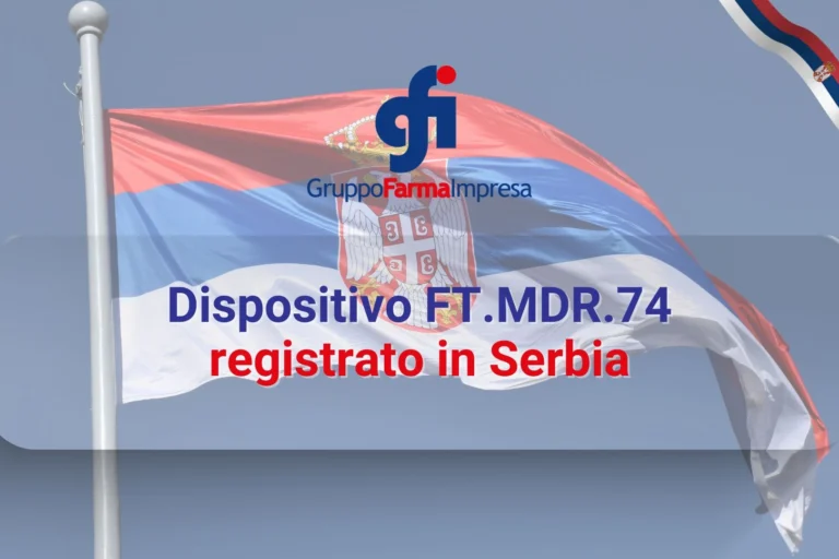 Registrazione in Serbia del dispositivo FT.MDR.74