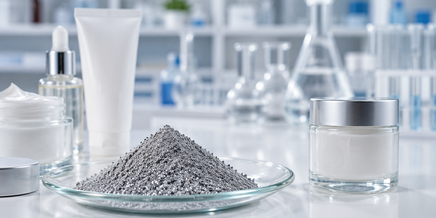 Argento in polvere nei cosmetici e nuove regole UE
